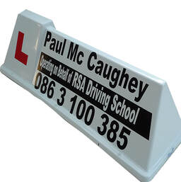 RSA Driving Instructor Roof Sign
