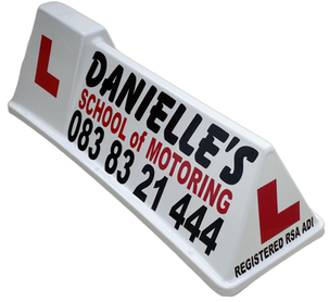 Danielle's school of motoring Roof Sign 